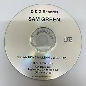 裸3636 HIPHOP,R&B SAM GREEN - DOWN HOME MILLENNIUM BLUES シングル CD 中古品