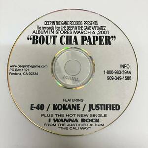 裸36 HIPHOP,R&B BOUT CHA PAPER シングル,G-RAP CD 中古品