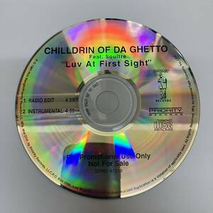 裸37 HIPHOP,R&B CHILLDRIN OF DA GHETTO - LUV AT FIRST SIGHT INST,シングル,PROMO盤 CD 中古品