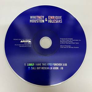 裸40 HIPHOP,R&B WHITNEY HOUSTON & ENRIQUE IGLESIAS - COULD I HAVE THIS KISS FOREVER シングル CD 中古品