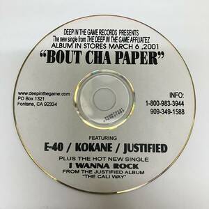 裸40 HIPHOP,R&B BOUT CHA PAPER シングル CD 中古品