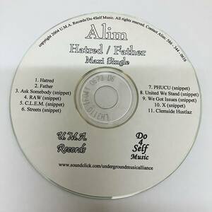 裸43 HIPHOP,R&B ALIM - HATRED / FATHER シングル CD 中古品