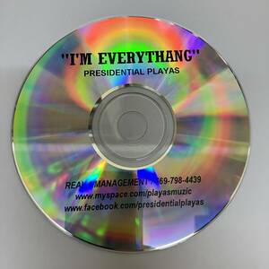 裸47 HIPHOP,R&B PRESIDENTIAL PLAYAS - I'M EVERYTHANG シングル CD 中古品