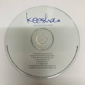裸55 HIPHOP,R&B KEESHA - SOMEBODY'S BABY INST,シングル CD 中古品