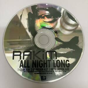 裸55 HIPHOP,R&B RAKIM - ALL NIGHT LONG INST,シングル CD 中古品
