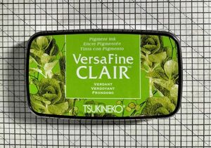 【新品.ツキネコ】　VersaFine CLAIR(バーサファイン・クレア)スタンプ・インク ★ヴァーダント