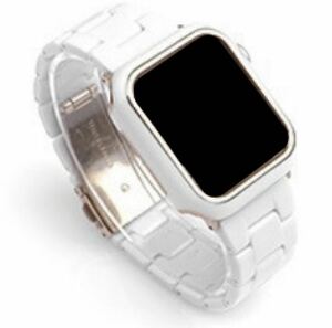 Apple Watch アップル ウォッチ プラスチック バンド 42/44/45mm ホワイト