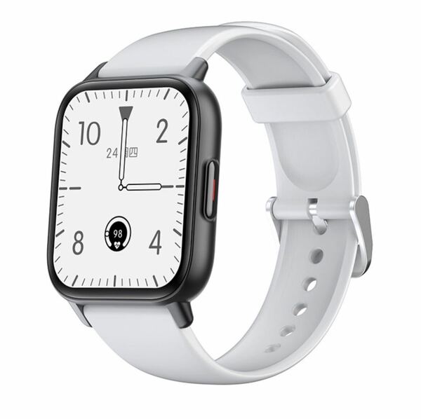 スマートウォッチ 1.69インチ 大画面 腕時計 Bluetooth5.0　ホワイト
