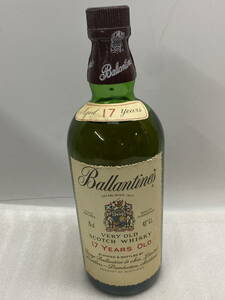 ●Ballantine'sバランタイン　スコッチウイスキー　17年　750ｍｌ　43度　沈殿物あり　未開栓品(u240509_18_7)