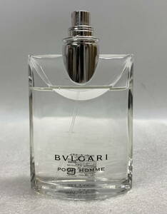 ◇ BVLGARI POURHOMME 【！フタ欠品/液漏れ可能性あり！】 100ml/約8割残 ブルガリ プールオム 香水 フレグランス / 中古(S240507_5)