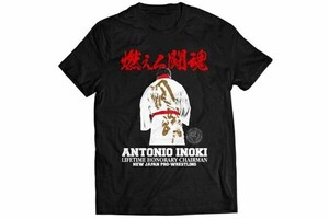 送料無料☆新日本プロレス50周年記念 アントニオ猪木Tシャツ☆Lサイズ☆未開封新品☆