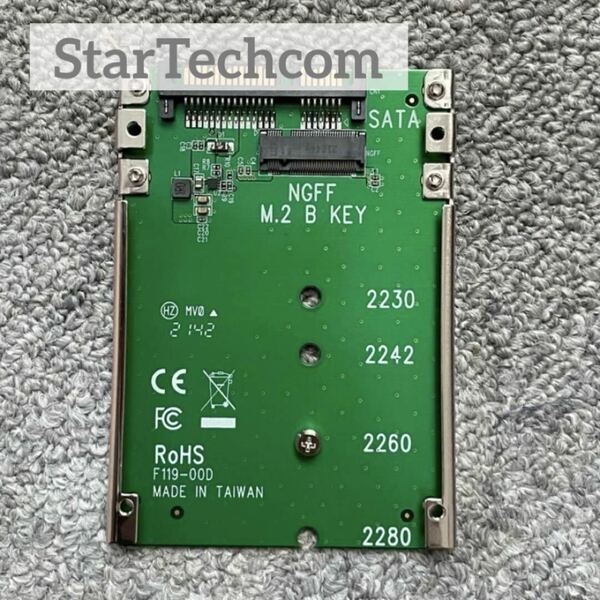 StarTechcom M.2 SSD 2.5インチSATA SSD 変換