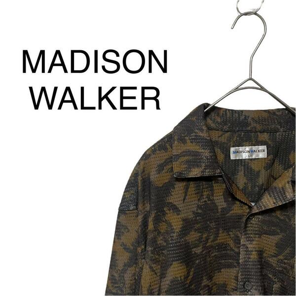 MADISON WALKER 迷彩　アロハシャツ　ワークシャツ　メンズ