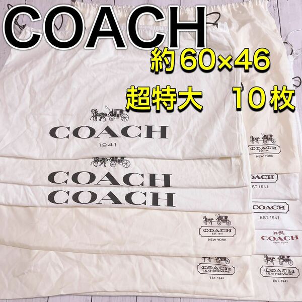 H2136 COACH コーチ　超特大　大　保存袋　袋　収納　まとめ　バッグ