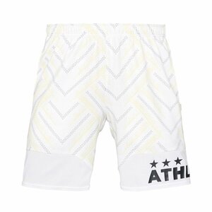 1609856-ATHLETA/メンズ グラフィックプラクティスパンツ サッカー フットサル ゲームパンツ 練習用/L