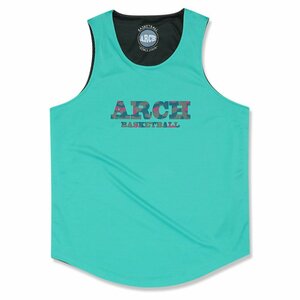 1524591-Arch/geometric rev. tank バスケットボール リバーシブル タンクトップ/XL