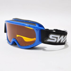 1525261-SWANS/キッズ ジュニア スノーゴーグル スキー スノーボード 子供用 メガネ ヘルメット対応/