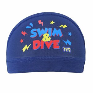 1430686-TYR/PRINT MESH SWIM CAP スイム メッシュキャップ 水泳 練習 トレーニング/