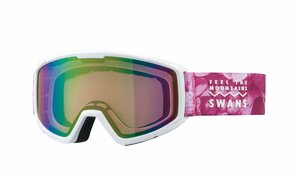 1441505-SWANS/ジュニア ミラーレンズ スノーゴーグル スキー スノーボード 子供用/F