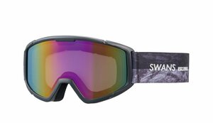 1558713-SWANS/ジュニア ミラーレンズ スノーゴーグル スキー スノーボード 子供用/F