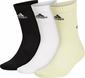 1315133-adidas/バスケットボール 3Pソックス バスケットボール クルーソックス 3足組/L