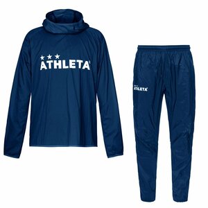 1498882-ATHLETA/サッカー ウェア 上下セット ライトウインドシェルプルオーバー＆パンツ ピステ/M