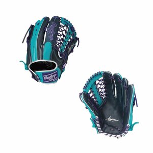 1561220-Rawlings/軟式グラブ ハイパーテックカラーズ Y719 外野 野球グローブ/LH