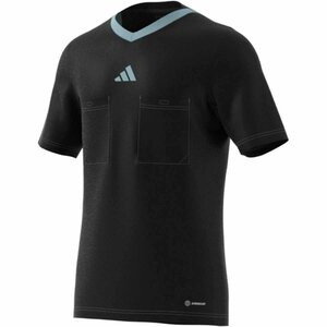 1484607-adidas/サッカー レフリーシャツ REF22シャツ NEWロゴ 審判シャツ/XL