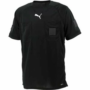 1373187-PUMA/SS レフリーシャツ サッカーウェア 審判シャツ ショートスリーブ Ｔシャツ/M