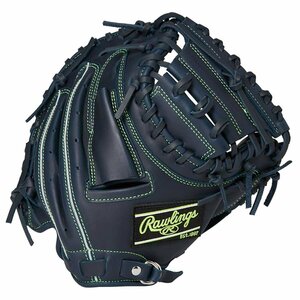 1609943-Rawlings/少年 ジュニア 軟式グローブ ハイパーテック R9 キャッチャーミット 捕手 野球グローブ/LH