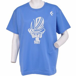 926852-CONVERSE/レディース バスケットボールウェア プラクティスシャツ 半袖Tシャツ/M