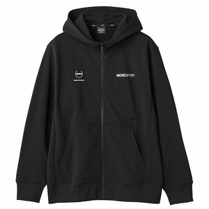 1499391-DESCENTE/メンズ FRENCH TERRY フードロゴ フルジップフーディー/M