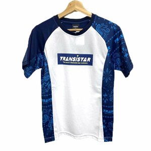 1374178-TRANSISTAR/ game shirt pe-z Lee white blue handball shirt p Ractis car 