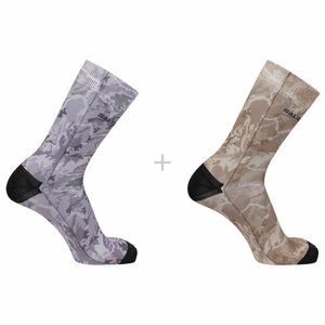 1496768-SALOMON/ unisex outdoor socks RELIEF 2PACK 2 pair collection socks /S