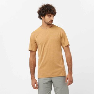 1607957-SALOMON/OUTLINE SS TEE メンズ ショートスリーブ 半袖Tシャツ 超軽量 速乾/M