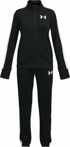 1197679-UNDER ARMOUR/ジュニア UAガールズ 二ット トラックスーツ 女の子 子供用 ジャージ上