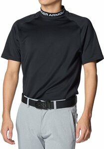 1575402-UNDER ARMOUR/メンズ UAワードマーク ショートスリーブ モックネック シャツ ゴルフウ