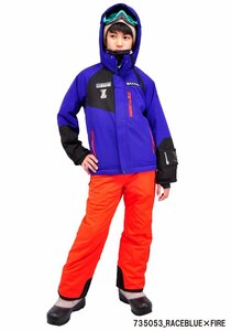 1105921-BANNNE/CHROME JUNIOR SKI SUIT クローム ジュニアスキースーツ サイズ調