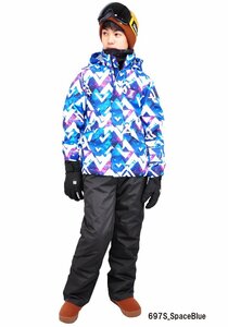 1440985-BANNNE/Snowplay ジュニア スキースーツ スキーウェア上下セット/140