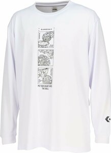 1512571-CONVERSE/メンズ プリントロングスリーブシャツ 長袖Tシャツ バスケットボール プラクティス