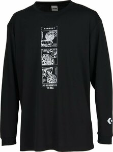 1512575-CONVERSE/メンズ プリントロングスリーブシャツ 長袖Tシャツ バスケットボール プラクティス