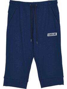 1232966-SVOLME/サッカー フットサル ウェア FINEジャージDRY7分パンツ メンズ レディース/M