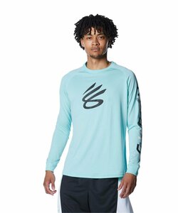 1525825-UNDER ARMOUR/カリー テック ロゴ ロングスリーブTシャツXXL