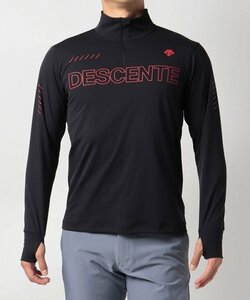 1444038-DESCENTE/メンズ スキー アンダーシャツ 1/4 ZIP ウィンタースポーツ/O