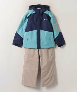 1557935-FILA/ジュニア スキーウェア 上下セット セットアップ スノースーツ 子供用 サイズ調整機能付き