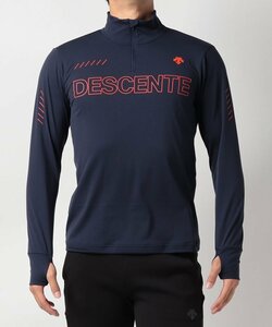 1444035-DESCENTE/メンズ スキー アンダーシャツ 1/4 ZIP ウィンタースポーツ/O