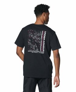 1578144-UNDER ARMOUR/UAヘビーウェイトコットン バック グラフィック ショートスリーブTシャツ