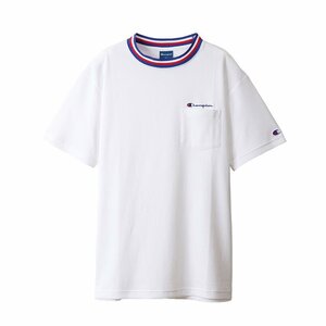 1242165-Champion/メンズ Tシャツ スポーツ トレーニングウェア 半袖 ポケット付き/L