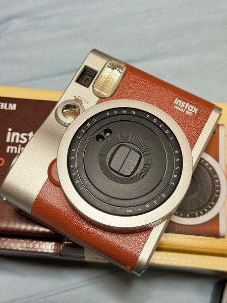 FUJIFILM チェキ instax mini 90 ネオクラシック ブラウン 中古