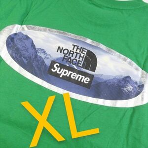 Supreme/The North Face Mountains Tee　緑XL ノースフェイス